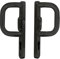 UAP Sliding Patio Door Handles with Comfortable Grip 219mm (Black Powder Coated)