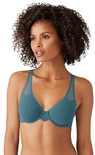 Wacoal Womens Body by 2.0 Unlined Seamless Convertible Underwire Bra, Hydro, 34D