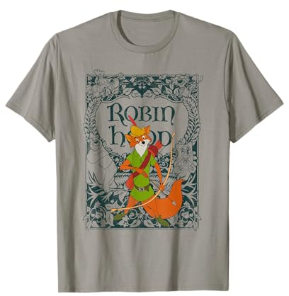 Disney Robin Hood Retro Vintage Distressed T-Shirt