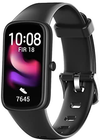 Aktivitätstracker, Fitness Armband Schrittzähler IP68 Wasserdichter Smartwatch smartes Band Fitness Tracker Uhr Schlafüberwachung, Herzfrequenzmessung Benachrichtigungen App Für Herren Damen ( Color :