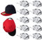 EACHPT Porta Cappelli Autoadesivo, 10 Pezzi Organizzatore per Berretti da Baseball, Ganci per Cappelli