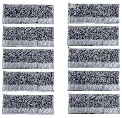 KAMNIK 10 Uds., Compatible con IRobot Braava Jet M6, Accesorios for Robot de Limpieza, paño de Limpieza, Repuesto de mopa, paño de mopa húmedo (Color : Dry Mop Cloth)