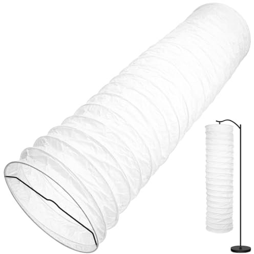 DOITOOL Abat-Jour En Papier De Riz Vertical Abat Jour De Rechange Lampe Suspendue De Riz Pour Chambre Pour Hôtel Bureau Fête 92cm