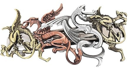 harayaa Haarnadel mit fliegendem Drachen, Retro-Steampunk-Haarspange, Styling-Werkzeug, Kopfbedeckung, Metallspangen, Haarschmuck, Geschenk, dekorativ für