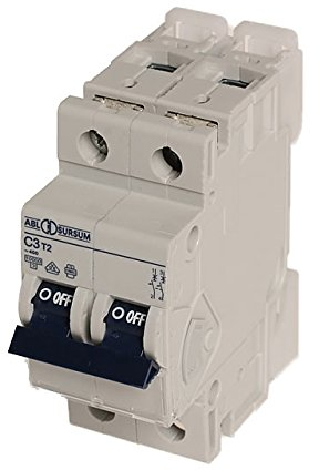 ABL Sicherungsautomat 2-polig, 2A, Typ D