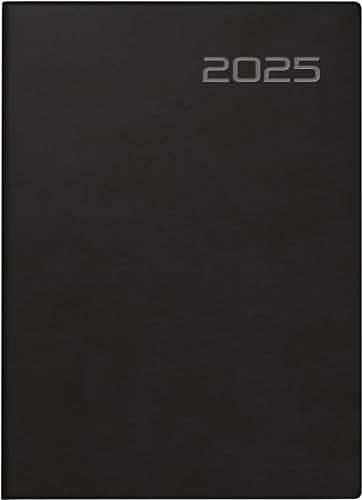 rido/idé Taschenkalender Mod. Technik S 2025 | A6, Kunststoff, schwarz