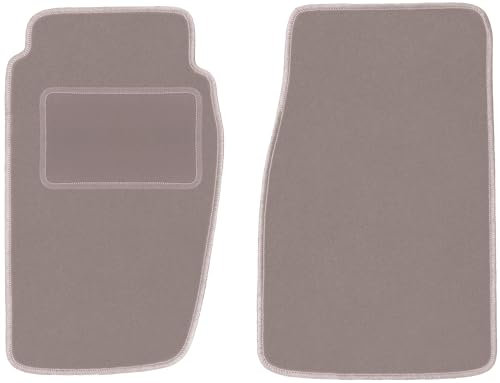 Wielganizator Automatte – Passend für Jeep Grand Cherokee ZJ Feld 1998-2005 – Velours – Autozubehör - Auto Fußmatten – Fußmatte Auto – 2-teilig - beige