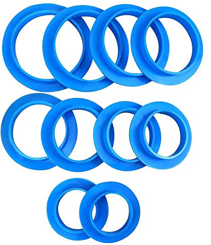 iFutniew Lot de 10 couvercles en verre peint époxy pour peinture, paillettes, décalcomanies, vinyle, colle
