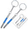 AFCJLTO Jeu de 3 tournevis pour lunettes,3 fonctions en 1 tête cruciforme, tête plate et porte-écrou- Réparez facilement vos lunettes, montres et lunettes de soleil