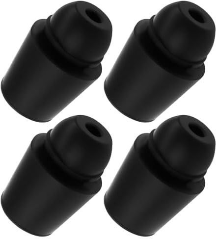 LT Easiyl Universelle Autotürdämpfer, Pufferpolster, Gummi, Stoßschutz, Gummi, kompatibel mit Kia kompatibel mit Hyundai, Schwarz, 20 Stück