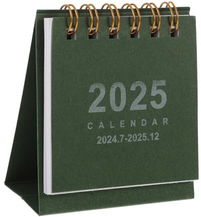 HAPINARY Mini-kalender 2025 Schreibtischkalender Stabiler Modischer Spiralplaner Für Zuhause