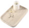Karibiber Marble Vanity Tray For Dresser Organizer, Travertine Bathroom Tray Countertop, Decorative Serving Trays, Kitchen Sink Storage, Jewelry & Perfume Holder(Travertino Romano)