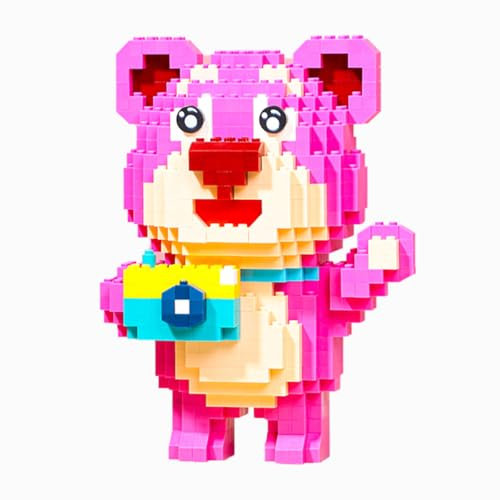 BDYDT Animal Cherry Bear Camera Micro Building Blocks Set(1873PCS) Gift for Adults and Kids