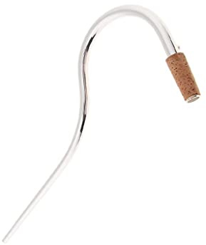 Professionelles Fagott-Mundstück Bocal Crook – Kork versilbertes Kupferrohr – Ersatzteil für Holzblasinstrument – ideal für Darsteller – Länge 8 – 20,7 cm