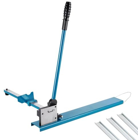 GZKDKZB Outil de Coupe de Rail DIN, Coupe-Rail Manuel pour Rail surélevé de 15 mm, avec règle de 50 cm, pour Couper l'acier Fendu