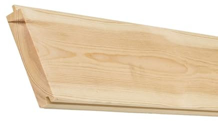 5 Tongue & Groove Easy Click Wood Floor, Ceiling Wall And Boards Panels 125x22mm - 1 Meter x 2 - Total 2 Meters