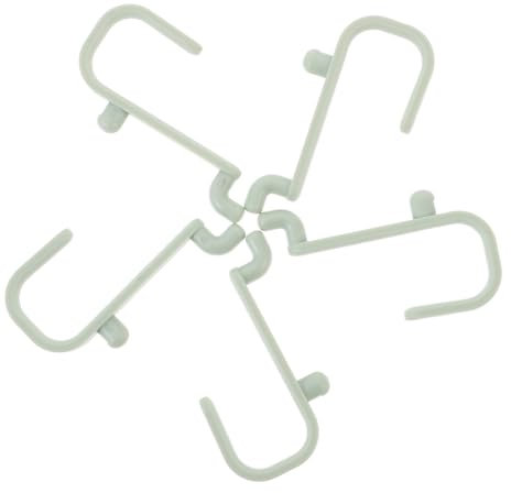 TIDTALEO 20pièces Crochets Pour Panneaux Perforés Plastique Accrochage Cuisine Organisateur Mural Pour Rangement Maison