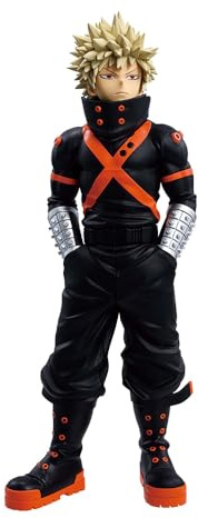 Ciyoulio Anime Figur MHA Bakugou Katsuki Figur Stehende Anime Szene Statue, 23 cm Anime Desktop Figur Deko Anime Figuren Sammlung Manga Geschenk