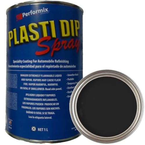 Plasti Dip 1L, gebrauchsfertig zum Lackieren mit der Spritzpistole (Graphit Anthrazit)