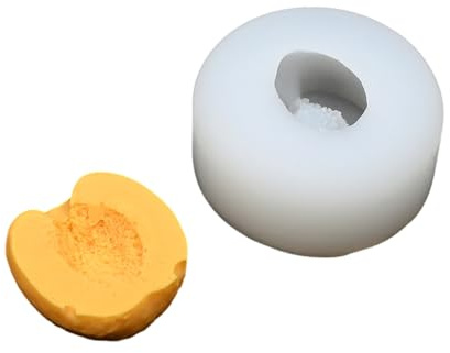 Moule en silicone de qualité alimentaire en forme d'abricot pour fondant et sucre, chocolats, pâtisserie, fête d'anniversaire, décoration de gâteau