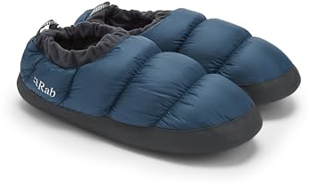 Rab Down Hut Slipper | 700-Fill, Lightweight, Insulated, Toe Warmers, for Skiing & Mountaineering