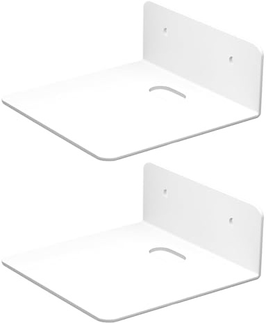 BommFu Kamera Wandhalterung | 2 Stück Kleine Schwebende Klebe| für Babyphone Überwachung Schlafzimmer Bad Küche,Für Monitor, Sicherheitskamera, Router, Telefon, Lautsprecher, Projektor, Wohnzimmer,