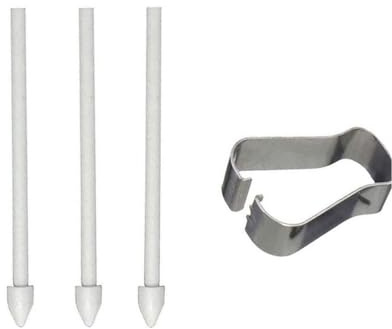 3X Replacement Stylus Pen Tips Nibs Compatible with Samsung Galaxy Tab S11 / Tab S11 Ultra Touch Screen Stylus S Pen Refill Tool Set Nibs 3 Gray