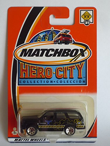 Matchbox 2002 Hero City Collection Black Cadillac Escalade #21