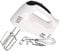 Wahl ZX822 Hand Mixer with Dough Hooks and Whisks, 300 Watts 5 Speed, Turbo Boost, Easy Eject Button, Safety Function, Light Weight 1 kg, Dishwasher Safe Parts, White/Black