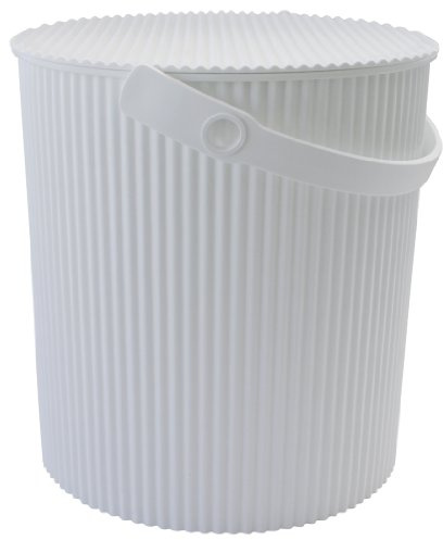 Hachiman Omnioutil Eimer LL - Lebensmitteltauglich (geprüft) Frei von Giftstoffen und Weichmachern Frostsicher bis -20 °C/Hitzebeständig bis 120 °C Stabile Sitzgelegenheit bis 150 kg (weiß)