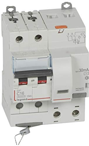 411158 Legrand Disjoncteur Différentiel 16a Type Ac 30ma Dx³6000 10ka 2p