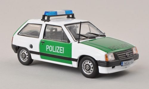 Opel Corsa A, Polizei (ohne Magazin) , 1982, Modellauto, Fertigmodell, SpecialC.-40 1:43
