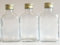 Vitrea Empty Glass Bottles 200 ml Hip Flask 200 ml Pocket Bottles with Screw Cap Gold for Filling Yourself 0.2 L Liqueur Bottles Schnapps Bottles Vinegar Bottles Grain Oil Bottles Height 15.5 cm Pack of 12