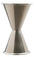 Piazza - Misurino Cocktail in Acciaio Inox, Dosatore Professionale per Attrezzatura Bar, Jigger Japan Style Barman | Capacità 1Oz-2Ozs