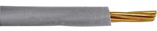 1 CORE Electrical Cable Wire Wiring Conduit Length Single 1.5/2.5/4/6/10mm2 230V (2.5mm2 x 100m, Grey)