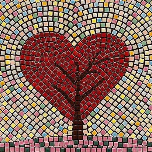 ALEA Mosaic Mosaik bastelset, DIY 20x20cm, Liebe