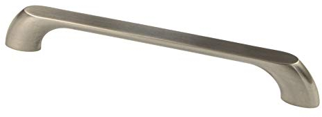 Gedotec Kommoden-Griff Modern Bogengriff 160 mm Möbelgriff Küche - Sofia | Schubladengriff Edelstahl-Optik | Griff Aluminium für Schrank & Möbel-Türen | 1 Stück - Design Schrankgriff mit Schrauben
