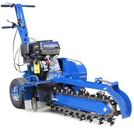 Hyundai Petrol Trencher Powerful 420cc/14hp 600mm Max Depth with 3 Year Warranty