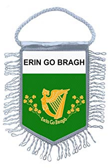 Akachafactory Wimpel mini Flagge Fahne flaggen miniflagge Irland Erin go Bragh