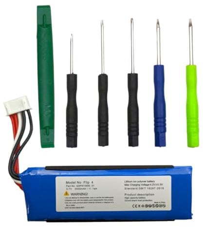 Akku-King Akku kompatibel mit JBL GSP872693 01 - Li-Polymer 3000mAh - für JBL Flip 4, Flip 4 Special Edition
