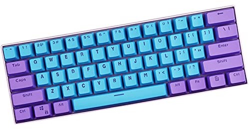 Keycaps,61 Keycaps Backlight PBT Tastenkappe für Ducky / GH60 / RK61 / ALT61 Keyboard Keys (Keyboard