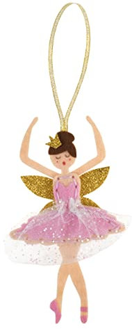 Trimits Christmas Felt Decoration Kits, 8 x 13cm, Sugar Plum Fairy