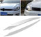 Scheinwerfer Augenlid Augenbrauenabdeckung, Scheinwerfer Augenbrauen Augenlider Scheinwerferabdeckungen Passend für Volkswagen VW Golf 7 GTI MK7 (White)