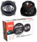 2 Haut-PARLEURS Compatible avec Boss Audio Systems PHNATOM Series P45.4C coaxial 4 Voies 10,00 cm 100 mm 4 125 Watts rms 250 Watts Max 93 DB 4 ohm Suspension Gomme, la Paire