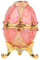 Pssopp Fabergé Ei Deko Schmuckkästchen aufklappbares Schmuckkästchen Vintage Handbemalte Egg Schmuckkästchen einzigartiges für Wohndeko