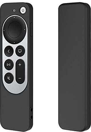 Silikon-Schutzhülle für Apple TV 4K, Hülle für 2022 Apple TV 4K Siri Remote (schwarz)