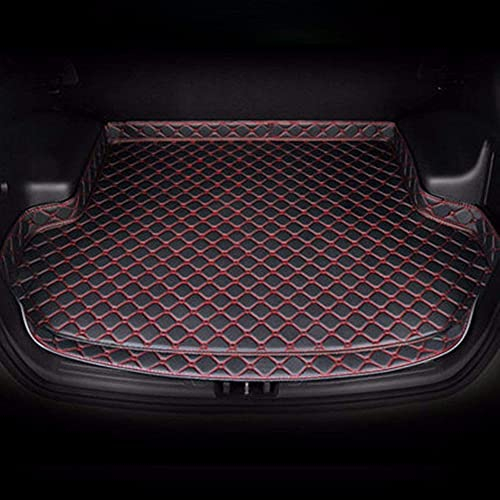 Auto Kofferraummatten Kofferraumwanne für JEEP Compass 2007-2021, Leder Wasserdichte Schutzmatte Kofferraumschutz Rutschfest Kofferaumschutzmatte Angepasst Heckablage Boot Liner Tray Zubehör