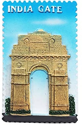 Delhi 3D India Gate Fridge Magnet Souvenir Gift,Resin Handmade India Refrigerator Magnet Home & Kitchen Decoration Collection