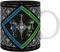 Fantastic Beasts Tasse Dumbledore schwarz, bedruckt, aus Keramik, Fassungsvermögen ca. 320 ml., in Geschenkkarton.