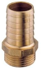 Nautica DDR srl Raccord de Tuyau mâle approuvé RINA - Laiton - Raccords hydrauliques - Plomberie Nautique de Jardinage (1 1/4X45)